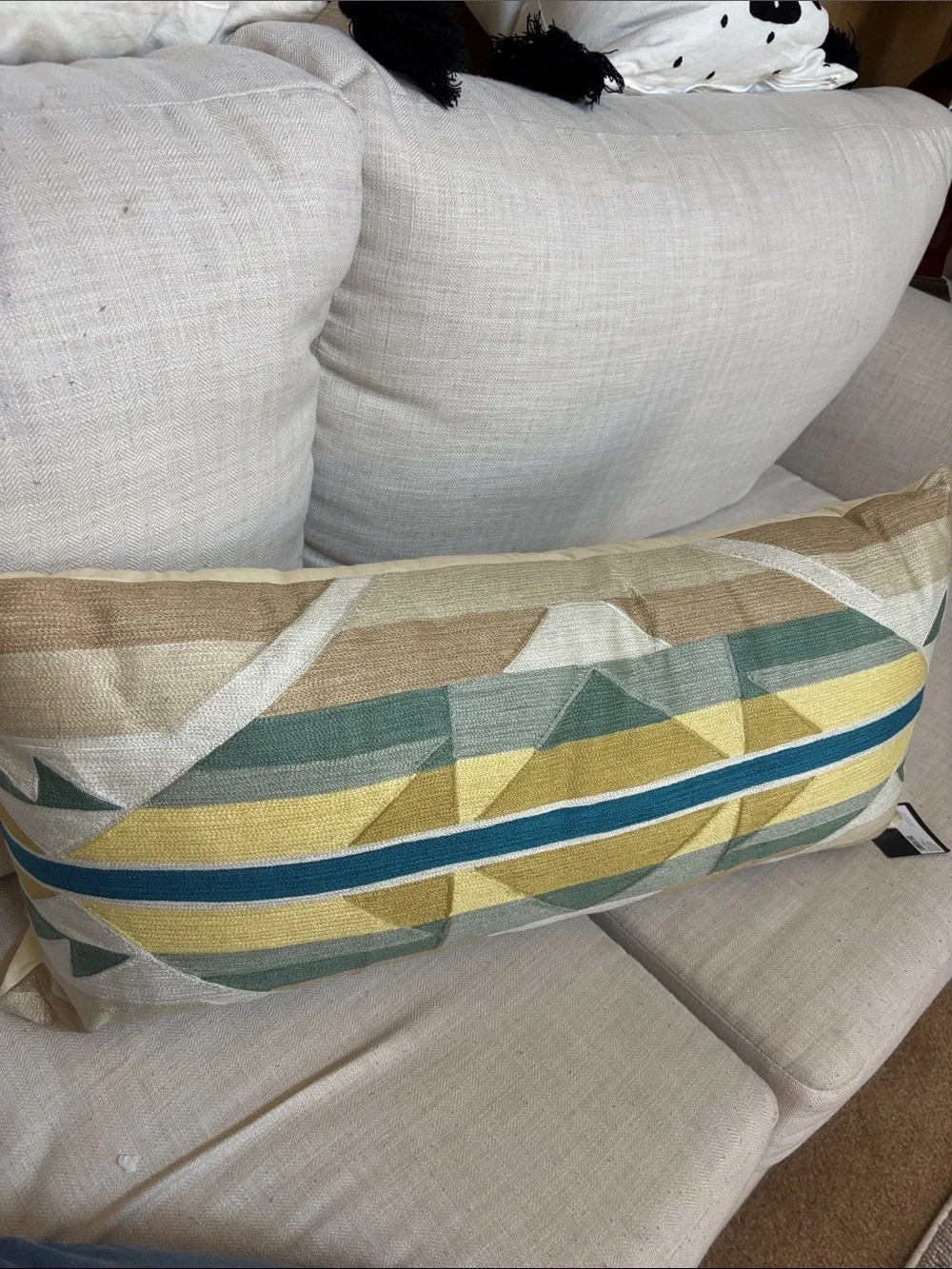 Pendleton Geometric Lumbar Throw Pillow Multicolor Southwest Accent Pillow NWT